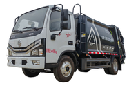 Camion compacteur de déchets Dongfeng D6 de 7 mètres cubes, véhicule léger de compression hydraulique des déchets