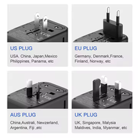 Cantell GAN 2U2C 20W PD QC 3.0 Chargeur mural USB à charge rapide UK US EU AU Plug Adaptateur de voyage universel avec USB et Type C