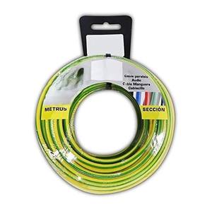 Cable eléctrico bicolor H07Z1-K de 4,00 mm, 10 m para conexiones seguras en sistemas eléctricos móviles y fijos. - Product Image 1