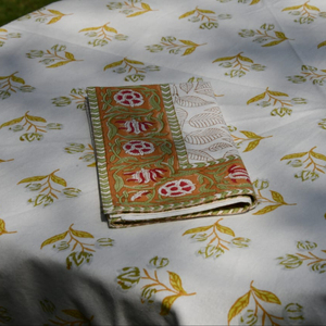 Premium Living <b>Dinning</b> Napkins Pure Cotton <b>Table</b> Napkin Cloth for Dinner Multi Printed Size 50 * 50 cm Handmade Bulk Product - Product Image 1