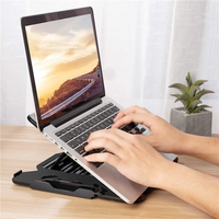 Support d'ordinateur ergonomique 2-en-1 réglable en métal pour ordinateur portable et tablette GreatRoc Comfort Cushion Computer Stand avec Ordnace Soporte portable