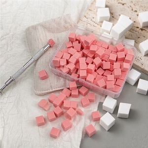 Kit de Esponjas Profesionales <span class=keywords><strong>para</strong></span> Uñas, Coloridas, Pequeñas y Cuadradas, <span class=keywords><strong>para</strong></span> Mezclar Gel, <span class=keywords><strong>Polvo</strong></span> Degradado y Efecto Ombre, Ecológicas, <span class=keywords><strong>para</strong></span> Arte de Uñas - Product Image 4
