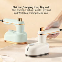 Mini fer électrique sans fil portatif automatique de couleur de macaron pour l'appareil commercial de ménage