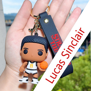 <span class=keywords><strong>Llavero</strong></span> de PVC de <span class=keywords><strong>Stranger</strong></span> <span class=keywords><strong>Things</strong></span> Temporada 2025, Flor Comedora de Hombres, Figura de Eleven y <span class=keywords><strong>Dustin</strong></span>, Colgante Hecho a Mano, Regalo - Product Image 6