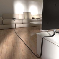 Cable USB4 Plano VCOM Tipo-C a Tipo-C, Transferencia de Datos de 80 Gbps, Carga PD de 240 W para Videojuegos UHD de 8K a 60 Hz