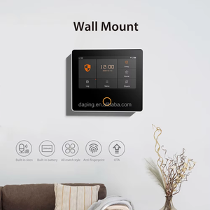 Sistema de panel de alarma inteligente inalámbrico WiFi/4G Tuya-Kit de seguridad para el hogar de 7 pulgadas con sirena de 115dB y batería de 5000mAh para protección del hogar - Product Image 3