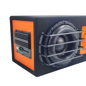 <span class=keywords><strong>Caisson</strong></span> de basses actif <span class=keywords><strong>pour</strong></span> <span class=keywords><strong>voiture</strong></span> en bois de 10 pouces avec amplificateur 300W, son grave profond, boîte à son puissante, <span class=keywords><strong>caisson</strong></span> de basses de 8 pouces <span class=keywords><strong>pour</strong></span> l'audio de <span class=keywords><strong>voiture</strong></span> - Product Image 4