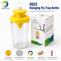 Piège à mouches professionnel - Bouteille réutilisable suspendue pour attraper les mouches des fruits, pour l'extérieur et le jardin, piège à insectes non toxique pour la lutte antiparasitaire