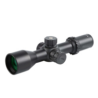 Lunette de chasse 3-12X42 HD infrarouge FFP avec réticule gravé sur verre éclairé orange - Haute précision, clarté, qualité supérieure, directement de l'usine