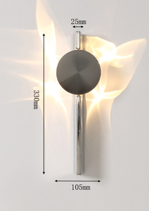 Ánh Sáng Sang Trọng Tối Giản Thép Không Gỉ Cạnh Giường Ngủ Đèn Tường, Ánh Sáng Sáng Tạo Cho Phòng Ngủ, Phòng Khách, Nghiên Cứu, Và Hành Lang - Product Image 6