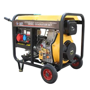 Standar Power Diesel Generator 8.5kw Portable Daya Siaga Genset untuk Digunakan Di Rumah