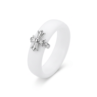 Bague de mariage en silicone personnalisée avec logo, anneau en caoutchouc en forme de croix pour hommes, finition premium en gros