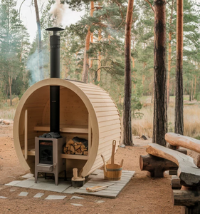 Sauna extérieur <span class=keywords><strong>de</strong></span> style tonneau rustique moderne Bancs <span class=keywords><strong>de</strong></span> <span class=keywords><strong>cabane</strong></span> Cheminée Poêle à chaleur électrique pour la retraite <span class=keywords><strong>en</strong></span> forêt <span class=keywords><strong>Construction</strong></span> <span class=keywords><strong>en</strong></span> bois massif - Product Image 5