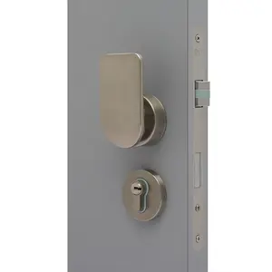 Datenschutz Holztür Push Latch Zylinder Türschloss mit Schlüsseln Schlafzimmer Euro Türschlösser