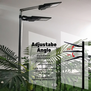 Farola solar LED todo en uno IP65 a prueba de agua para exteriores ABS Control remoto Instalación flexible Sensor de movimiento <span class=keywords><strong>Calle</strong></span> solar - Product Image 3