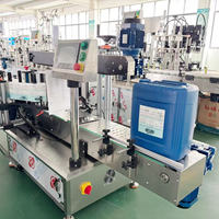 Machine d'étiquetage automatique METICA pour bidons, étiqueteuse double face pour contenants de 10L, 15L, 20L