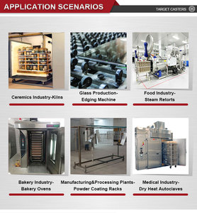 Roulette de 3 pouces en plastique PP pivotante pour service léger Roue à tige filetée pour chariot à poubelle - Product Image 6