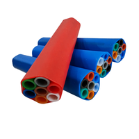 Tubos de Microductos Cuadrados de Alta Presión Directos de Fábrica, Tubos Flexibles y Duraderos de HDPE para Microcables, Conducto Subterráneo de Fibra Óptica