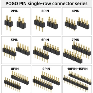 Conector Pogo Pin de Latón con Resorte, Macho y Hembra, de 2, 3, 4, 5, 6, 7, 8, 9, 10, 11, 12, <span class=keywords><strong>13</strong></span>, 14, 15 y 16 Pines, con Recubrimiento de Oro, Venta al por Mayor - Product Image 3