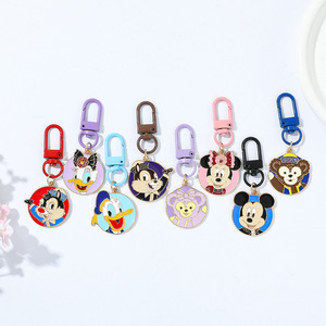 Porte-clés Mickey et Minnie, mignon <span class=keywords><strong>Duffy</strong></span> Donald <span class=keywords><strong>Duck</strong></span>, accessoires de sac en métal pour couple - Product Image 2