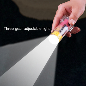 ไฟแช็คไฟฟ้าชนิด C แบบชาร์จไฟได้ไฟแช็คกลางแจ้งโปร่งใสกันน้ำ - Product Image 3