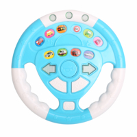 Volant de simulation de conduite pour bébé - Jouet musical pour enfants certifié CPSIA CPC pour jeu d'imitation de voiture