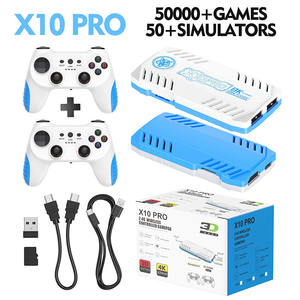 Console de jeu vidéo HD X10 Pro Game Stick pour TV, double manette, 50 000 jeux, 128 Go, plus de 50 émulateurs, sans fil 2,4 GHz, multilingue - Product Image 6