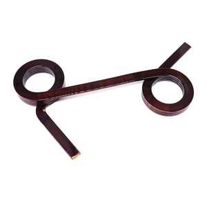 Bobine à noyau d'air en cuivre personnalisée, émaillée, plate, en <span class=keywords><strong>spirale</strong></span>, inductance à charge gazeuse, type ressort, utilisée dans les circuits électroniques - Product Image 3
