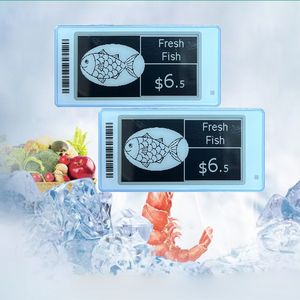 2,13 "Nfc Ble 2,4 Ghz Supermercado Entorno congelado E-Ink Pricer Etiquetas de precio digitales Etiquetas de estante electrónico Esl de baja temperatura - Product Image 1