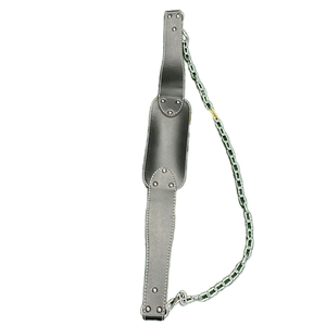 Ceinture de musculation en cuir de vachette robuste avec boucle résistante à l'usure pour l'entraînement de force, les squats et le soutien pendant les développés couchés - Product Image 1