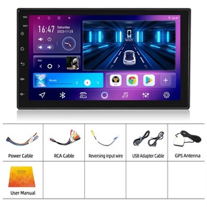 Radio de coche <span class=keywords><strong>Android</strong></span> 9 pulgadas soporte BT WiFi Radio de coche GPS Universal <span class=keywords><strong>Android</strong></span> 13 Radio de coche pantalla táctil 2 Din - Product Image 5