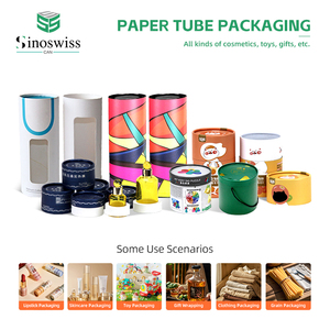 Cấp Thực Phẩm Tùy Chỉnh Vòng Bao Bì Hình Trụ Ống Các Tông Bao Bì Hộp Giấy Cho Bánh Mì Snack Thực Phẩm Nến Bao Bì - Product Image 5