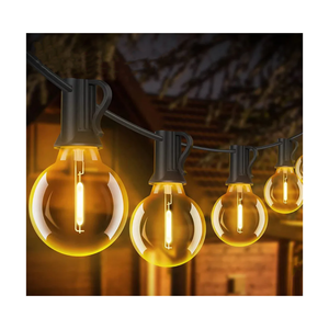 50 pies LED G40 bola cadena luces impermeable al aire libre jardín <span class=keywords><strong>guirnalda</strong></span> luces <span class=keywords><strong>terraza</strong></span> jardín Pub decoración de fiesta de Navidad - Product Image 1