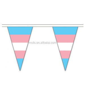 Bandera <span class=keywords><strong>Gadsden</strong></span> Personalizada de Poliéster con Diseño de Orgullo LGBT y Derechos Transgénero, Impresión Digital, Dos Ojales, Asta de Fibra de Vidrio, 3x5 pies - Product Image 2