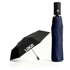 ร่มกันแดดพิมพ์โลโก้แบบกำหนดเองได้ Ww5176 ร่มกันลมพิมพ์ลายแบรนด์ ของขวัญส่งเสริมการขายราคาถูก ขายส่ง - Product Image 1