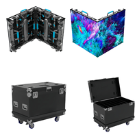 Pantalla LED de Alquiler para Interiores y Exteriores P3.91 P4.81, Video Wall LED para Escenarios, Conciertos, Exposiciones, Eventos, Panel de Pantalla LED Curvo