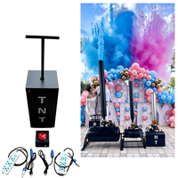 Kit de Décoration et Fournitures pour Fumée et Confettis : Canon à Confettis, Boîte à Bombes, Spray Holi, Machine de Révélation du Sexe pour Mariage, Fête et Baby Shower