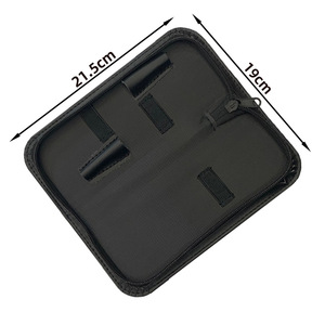 กระเป๋าใส่กรรไกรตัดผมสำหรับช่างทำผมมืออาชีพ  แบบหนังเดี่ยว สำหรับเก็บกรรไกร หวี และอุปกรณ์ต่างๆ ในร้านตัดผม - Product Image 3