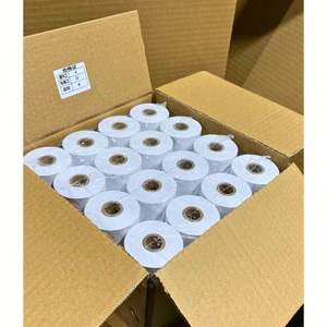 Rollos de Etiquetas Adhesivas Impermeables Reciclables de Fábrica OEM con Impresión Personalizada 80x80 para Supermercado - Marca Personalizada 100% Pulpa de Madera - Product Image 5