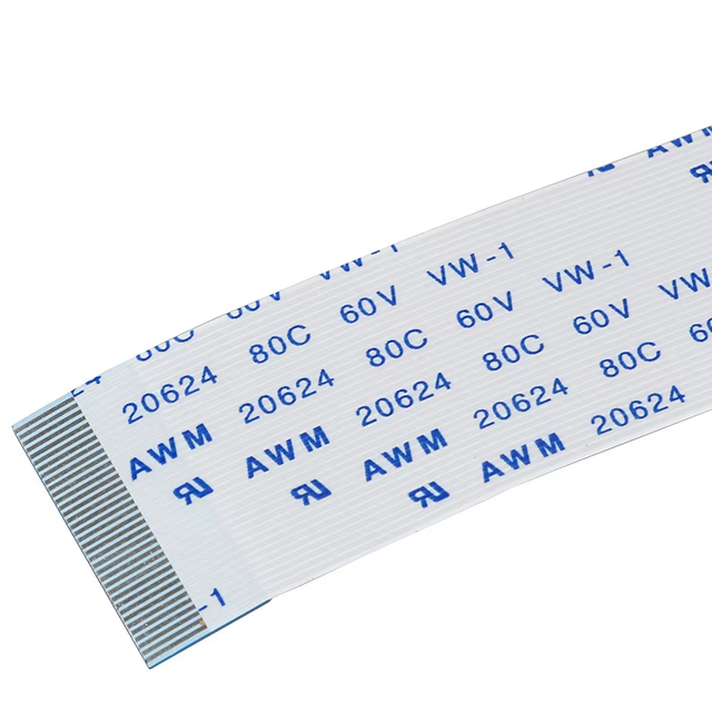 High Temperature Resistance FFC/FPC Cable Flexible Flat Ribbon Cable, Phosphor Bronze Contact, for Medical Devices