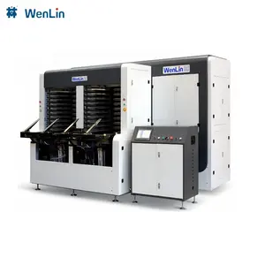 WENLIN máquina de laminación de calor completamente automática máquina de fusión de tarjeta de identificación eléctrica 380V