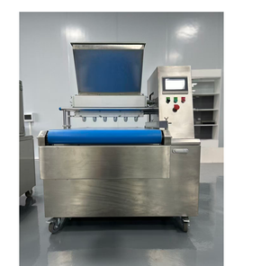 Công nghiệp hoàn toàn tự động <span class=keywords><strong>Cookie</strong></span> Máy cắt với tiêm đôi màu đa phong cách <span class=keywords><strong>Cookie</strong></span> Máy 400*600 khay nướng - Product Image 3