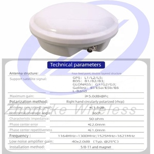 Zkt GNSS Ăng Ten Nam Châm Rtk GPS L1 L2 L5 Galileo Glonass Bds Xe Roof Lập Bản Đồ Nông Nghiệp 40dbi Gain TNC Kết Nối Ag35 - Product Image 6