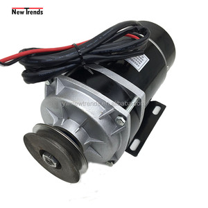 Brush 36V 48V 600W Sikat DC Motor Katrol Drive untuk Taman Hiburan Mainan Sepeda Listrik DC Motor Mesin Kit