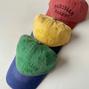 Gorras de Béisbol Personalizadas de 6 Paneles con Logotipo Bordado, 2 Tonos, Algodón Lavado, Estilo Desestructurado, Gorras de Papá - Product Image 1