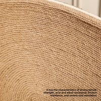 Lit-griffoir pour chat en forme de coquille d'œuf, nid pour chat en sisal intégré, bol à griffer durable pour chats d'intérieur, pour le repos et l'entretien des griffes