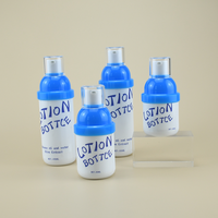 Flacon pompe sans air en plastique écologique pour crème de soin de la peau, cylindrique, vide, 30 ml, 50 ml, 100 ml, 120 ml