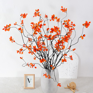 Ramas de Hojas Artificiales de Otoño Flower Delight, 122 cm, Flores de Seda y Plástico, Decoraciones para Bodas y Hogar - Product Image 1