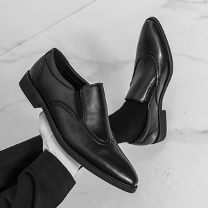 Chaussures en cuir à bout pointu style brogue Printemps 2026 – Tendance, formelles, décontractées, grandes tailles - Product Image 3