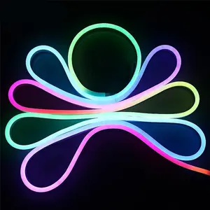 custom lets party birthday sign color changed RGB flexible wall mounted lights home decoration neon rgb 220v
